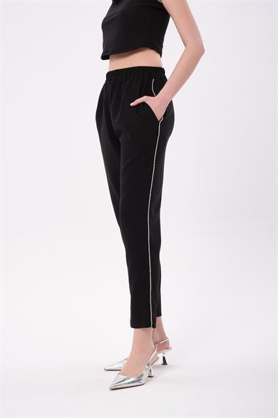 SHİNY COMFORT PANTOLON SİYAH