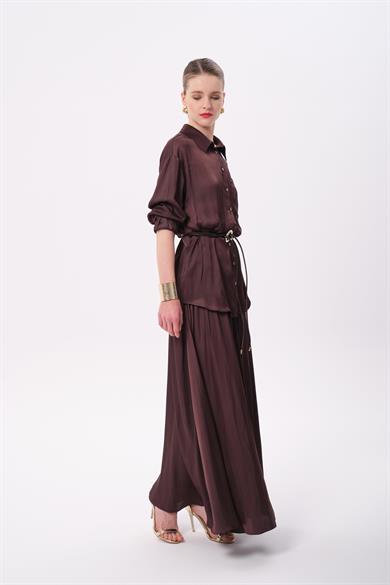 SHINY ETEK KAHVERENGİ