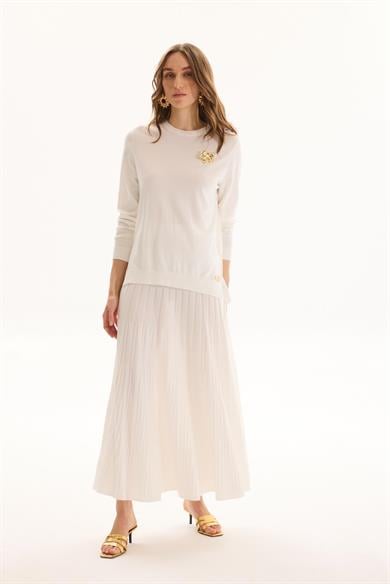 SPECİALE TRİKO ETEK EKRU