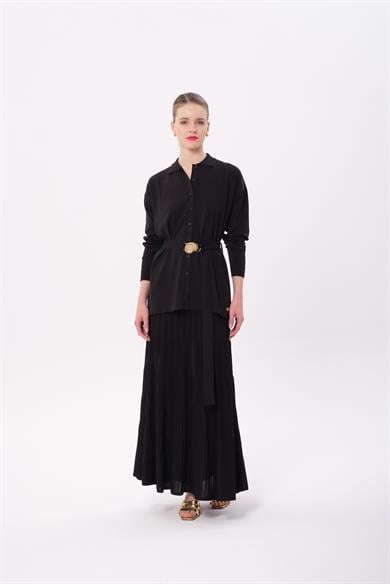 SPECİALE TRİKO ETEK SİYAH