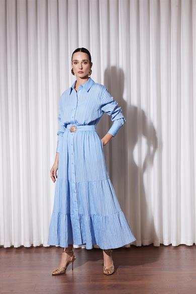 SUMMER LİNE DRESS AÇIK MAVİ