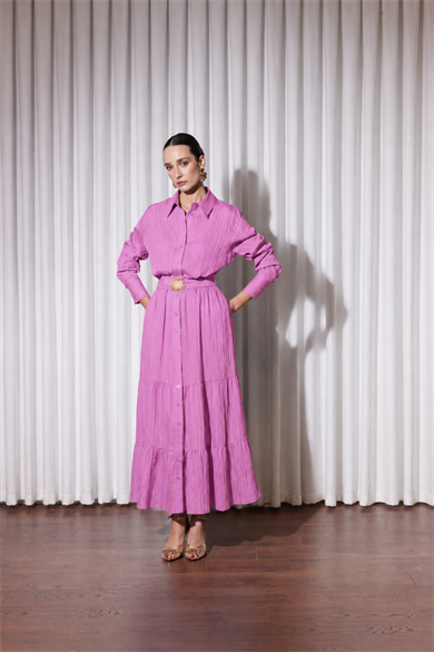 SUMMER LİNE DRESS PEMBE