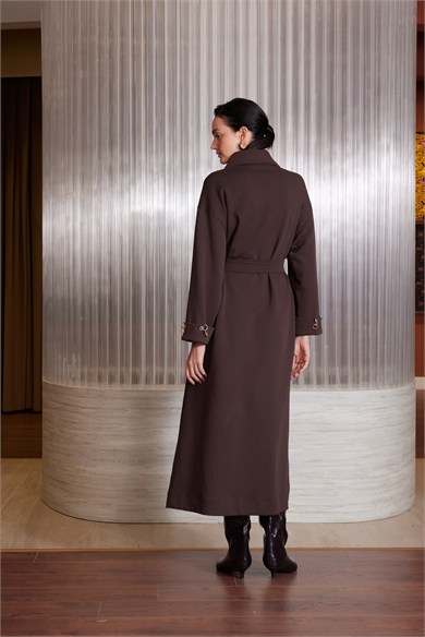 VALERIA DRESS KAHVERENGİ
