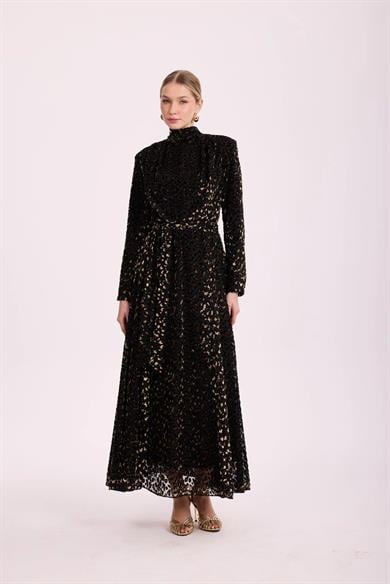 ZAFİRA ELBİSE LEOPAR