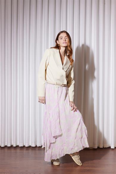 ZİNGARA DESIGNE ETEK EKRU/LİLA