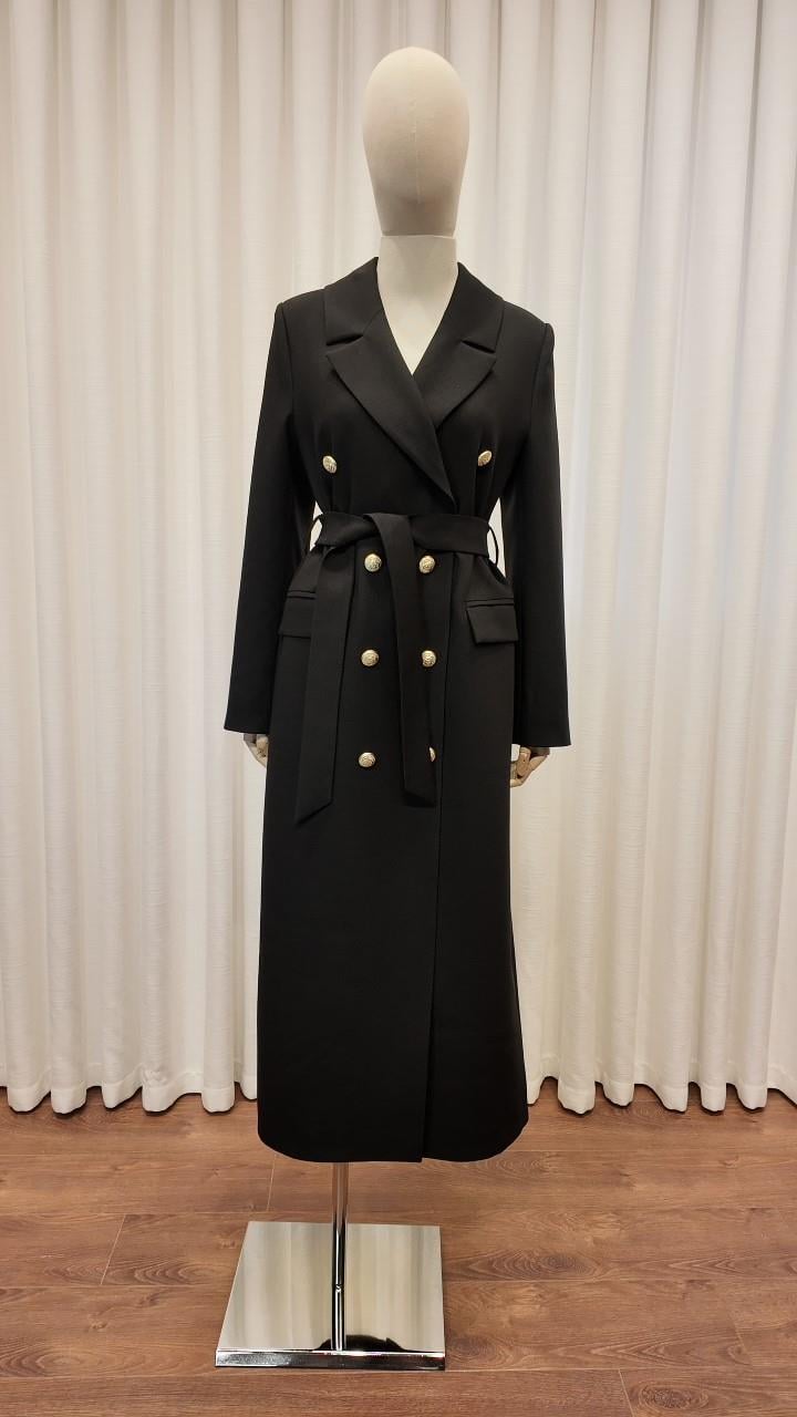 BLAZER TRENÇKOT SİYAH