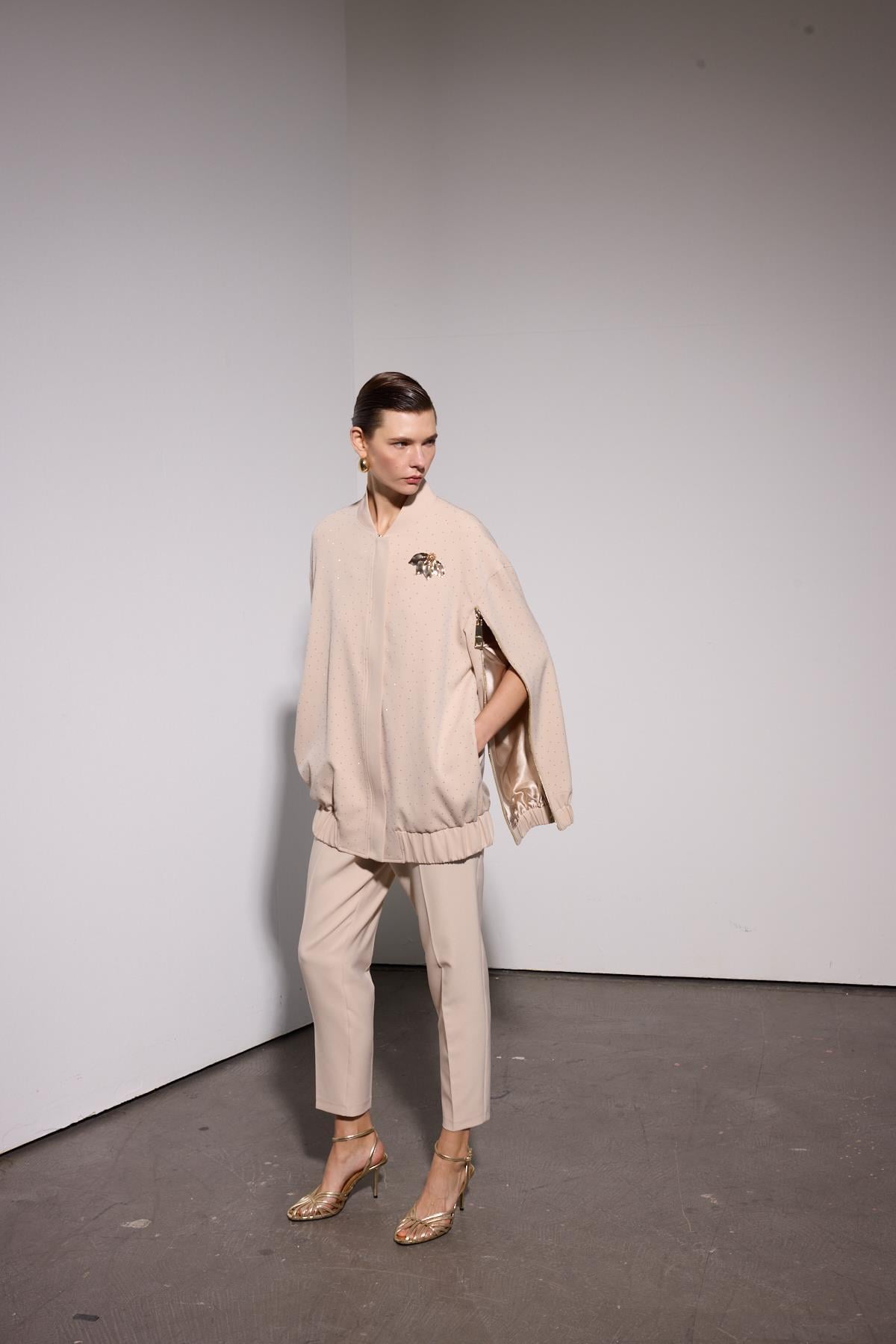 GLOWE BOMBER CEKET PANTOLON TAKIM BEJ