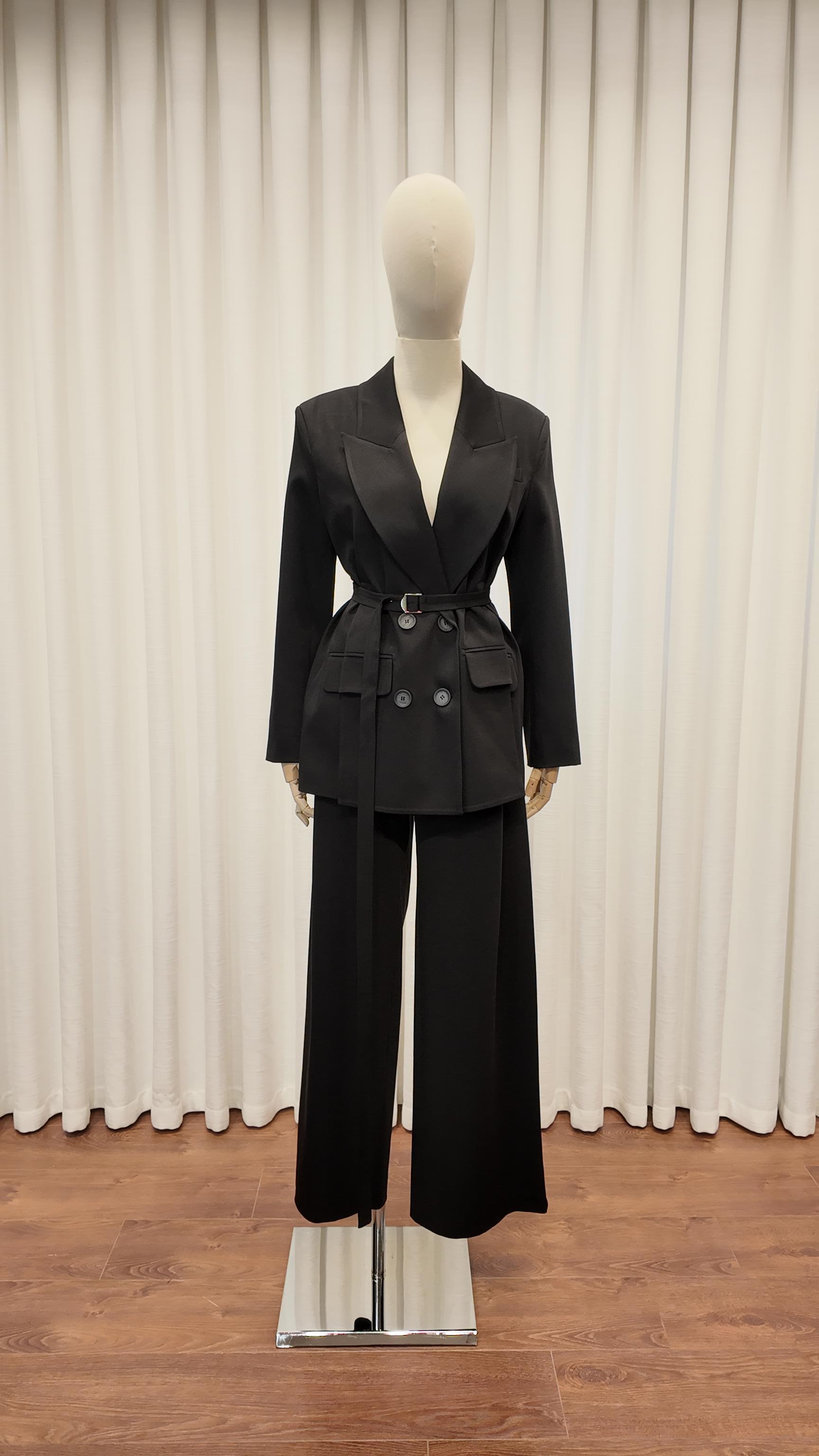 MONTERA CEKETLİ TAKIM SİYAH