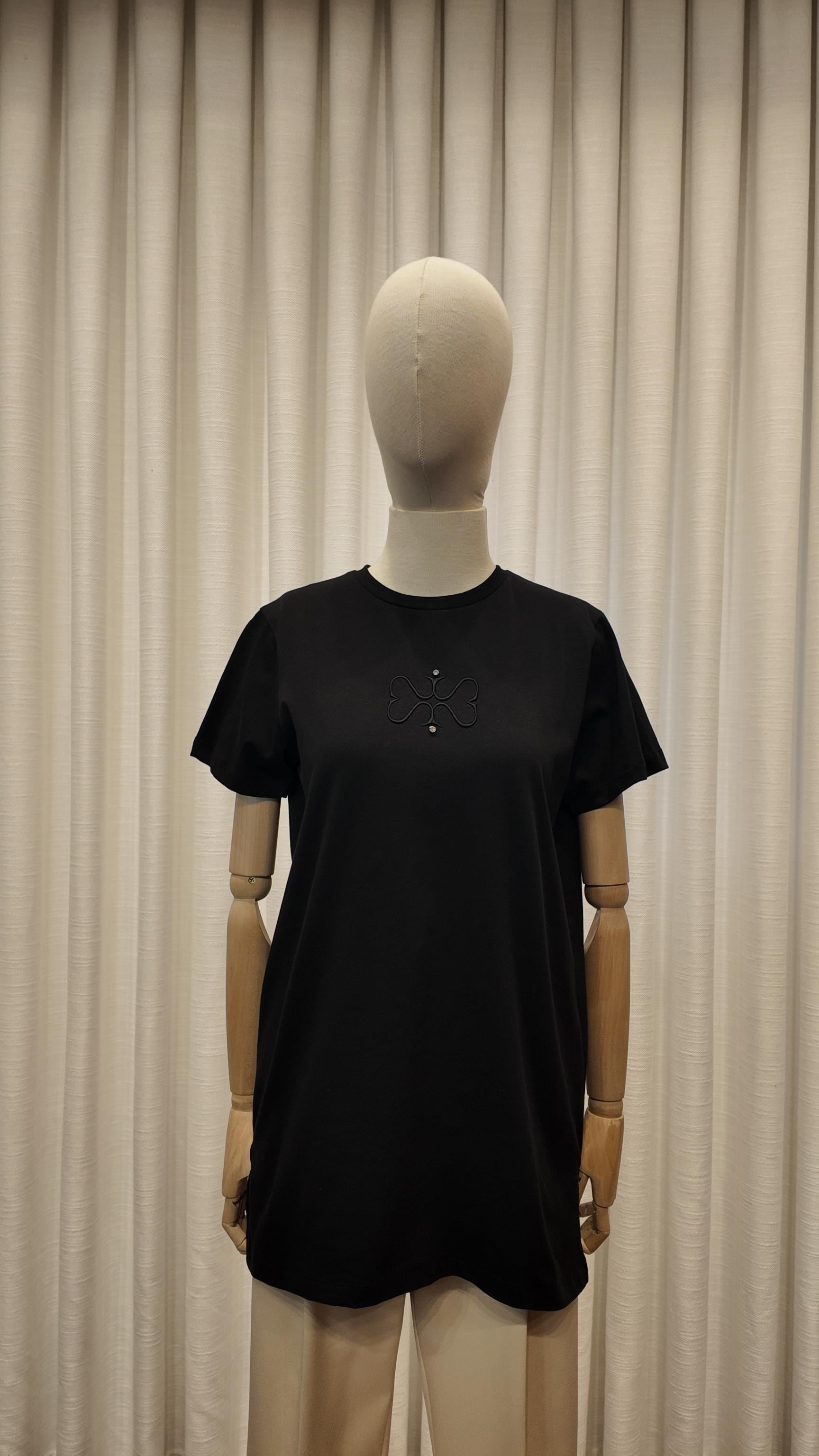 MSSM NAKIŞLI TSHIRT SİYAH