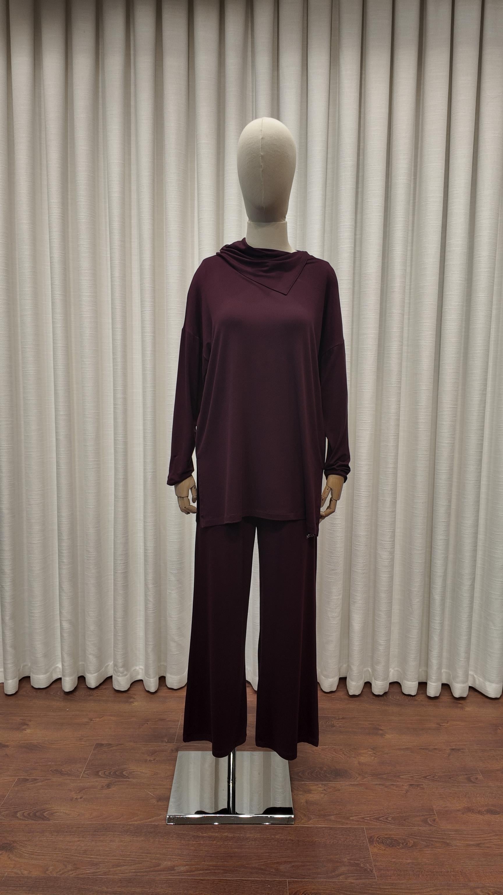 ŞAL YAKA TUNİK MÜRDÜM