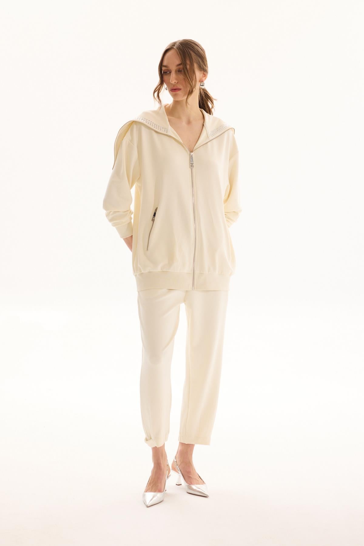 SPECIALE COTTON TAKIM EKRU