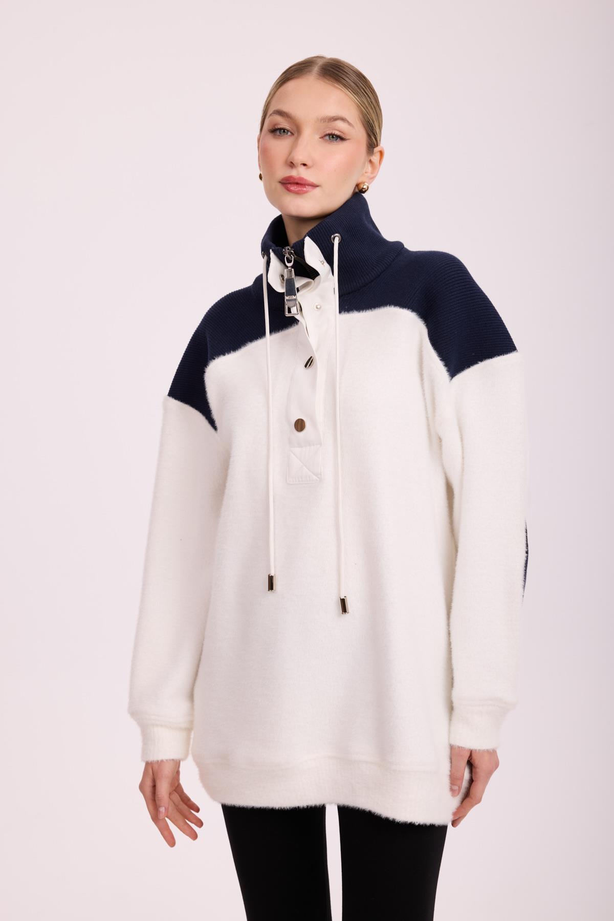 VELİX ANGORA TUNİK EKRU