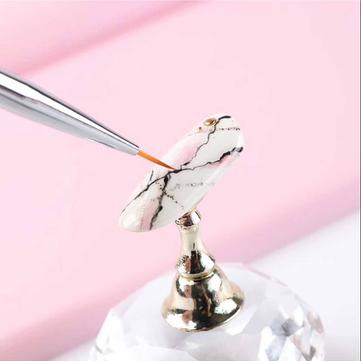 3lü Tırnak Süsleme Nail Art Fırça Seti