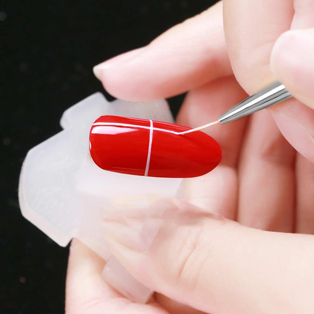 3lü Tırnak Süsleme Nail Art Fırça Seti