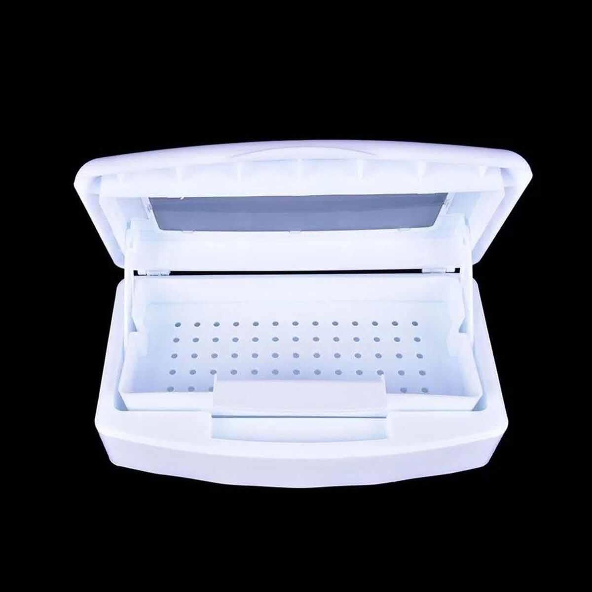 Adanil 100 W Tırnak Araçları Mini Sterilizatör Asansörlü Sıvı Sterilizasyon Kutusu ve Konsantre Alet Dezenfektanı