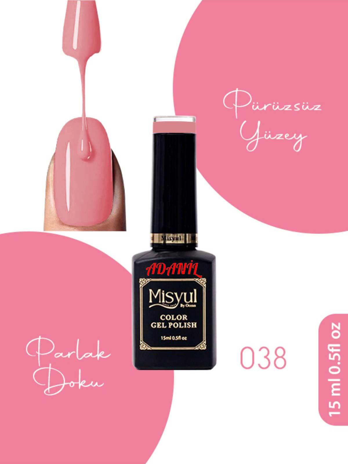 Adanil 15 ml Misyul Profesyonel Kalıcı Oje Mis-038