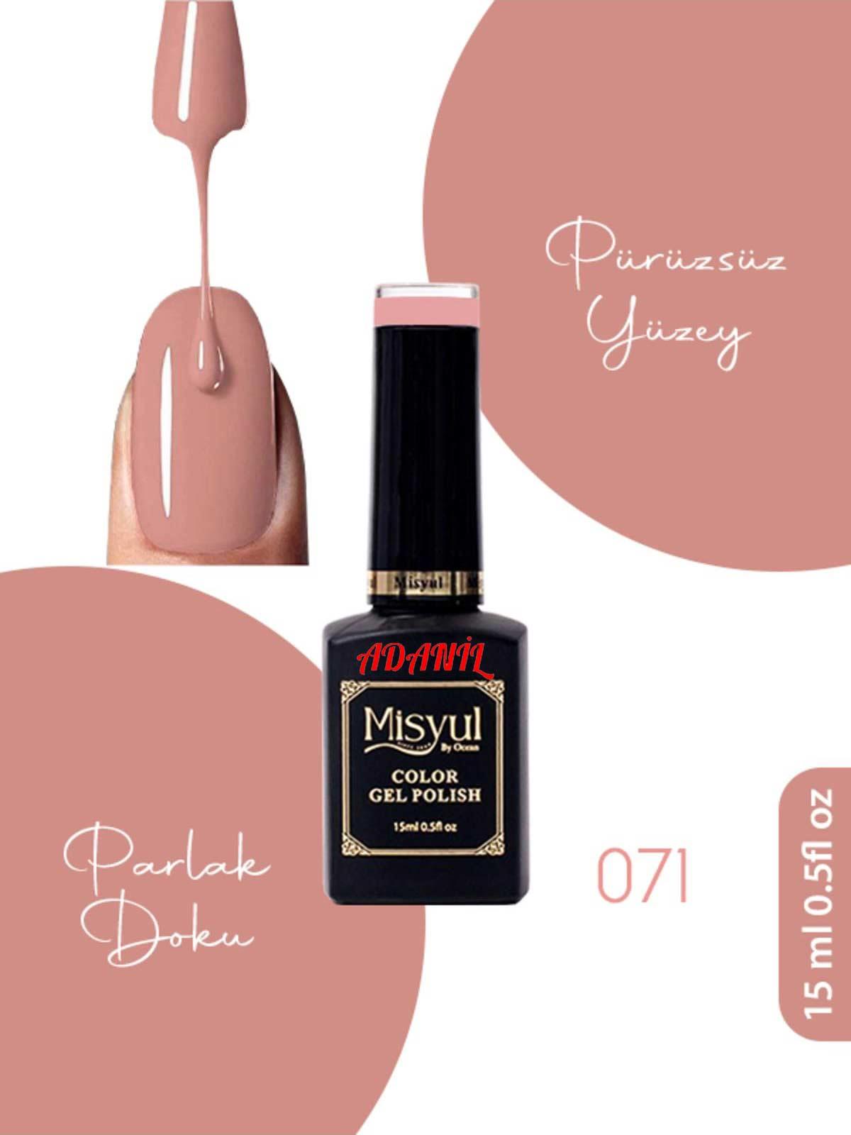 Adanil 15 ml Misyul Profesyonel Kalıcı Oje Mis-071
