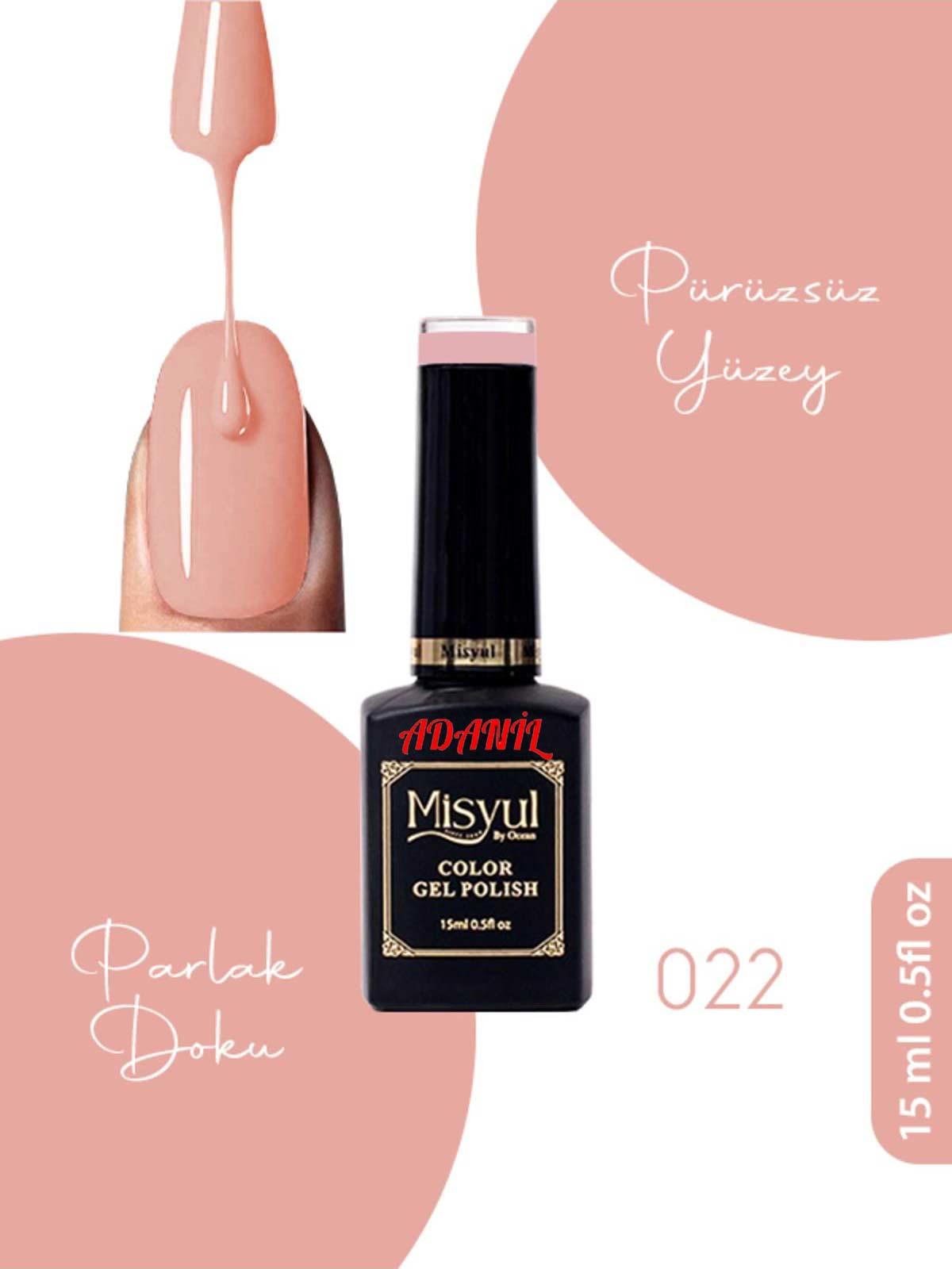 Adanil 15 ml Misyul Profesyonel Kalıcı Oje Mis-022