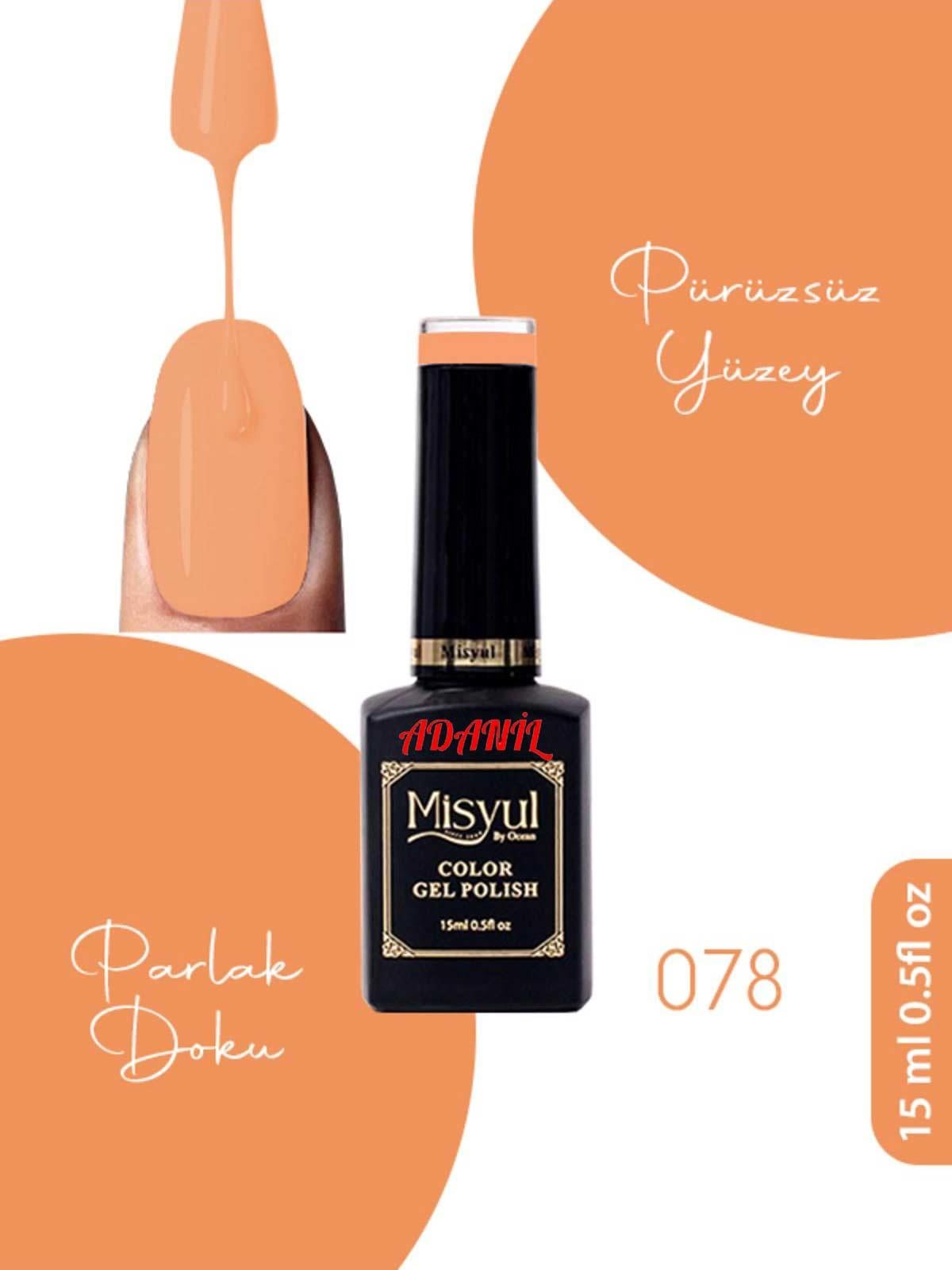 Adanil 15 ml Misyul Profesyonel Kalıcı Oje Mis-078