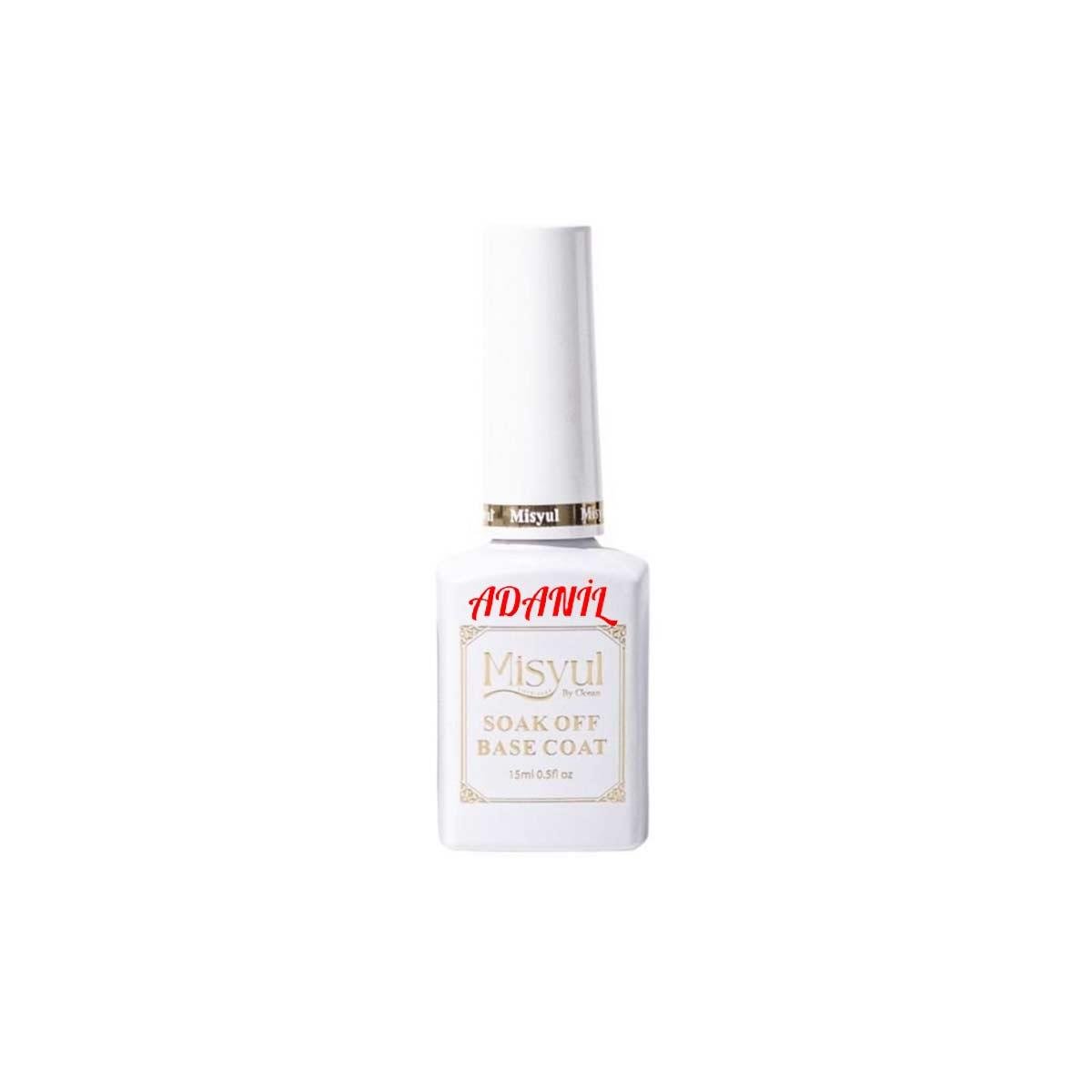 Adanil 15 ml Misyul Profesyonel Soak-Off Güçlü Base Coat - ADANİL-MİSYUL-PRO-SOAK-OFF-BASE-COAT
