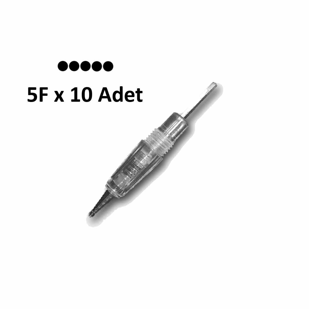 Adanil Charmant 5F Kalıcı Makyaj İğnesi 5 Pin 10 Adet