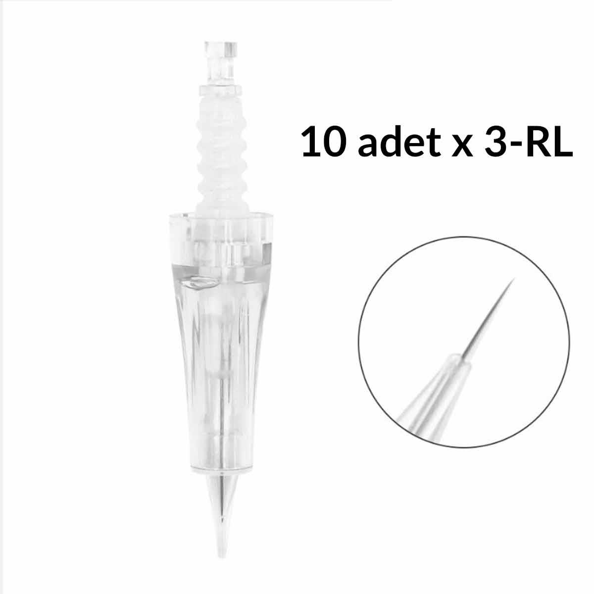 ADANİL DR PEN 3 PİN KALICI MAKYAJ İĞNESİ 3-RL 10 ADET