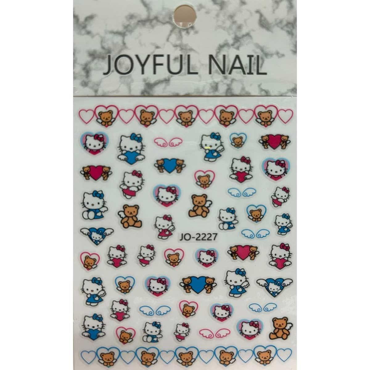 Adanil Melek Kanat Ayıcık Hello Kitty Sticker J0-2227