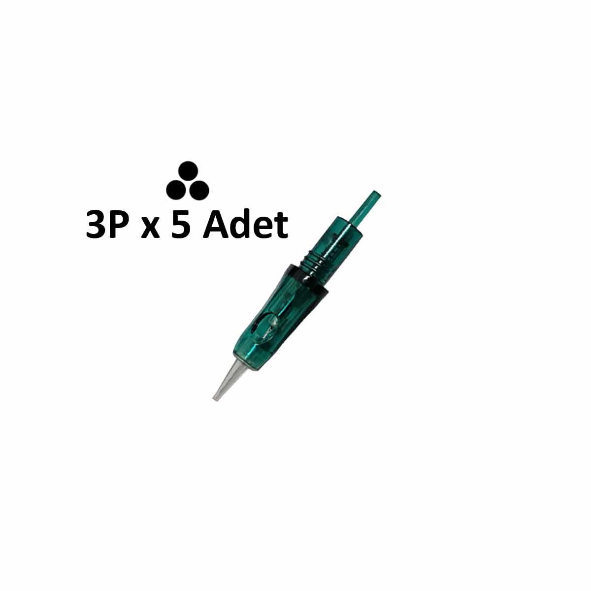 Adanil Monika 3P Kalıcı Makyaj İğnesi 3 Pin 5 Adet