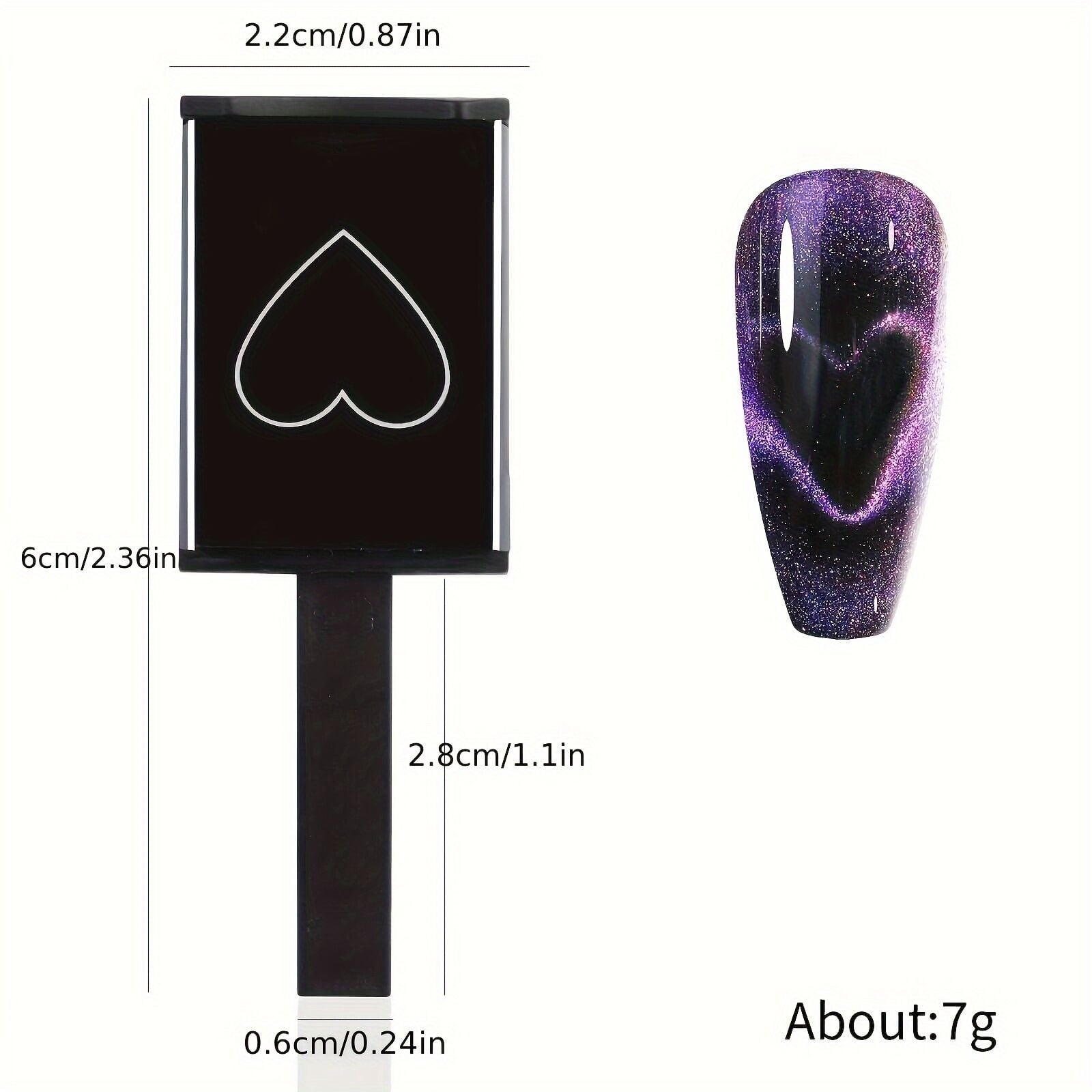 AVyu Kalp Kedi Gözü Magnet