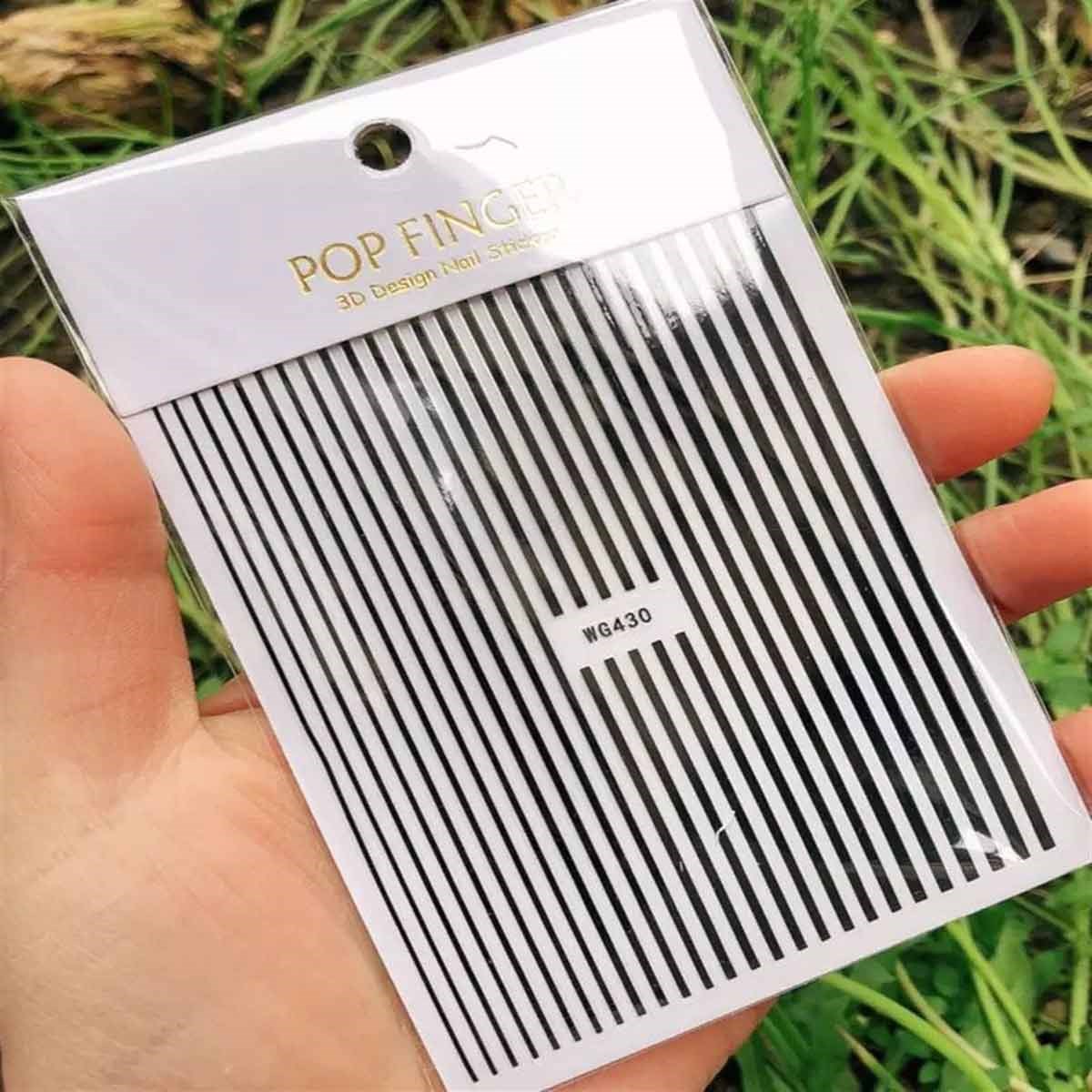 ADANİL SİYAH ŞERİT STICKER WG430