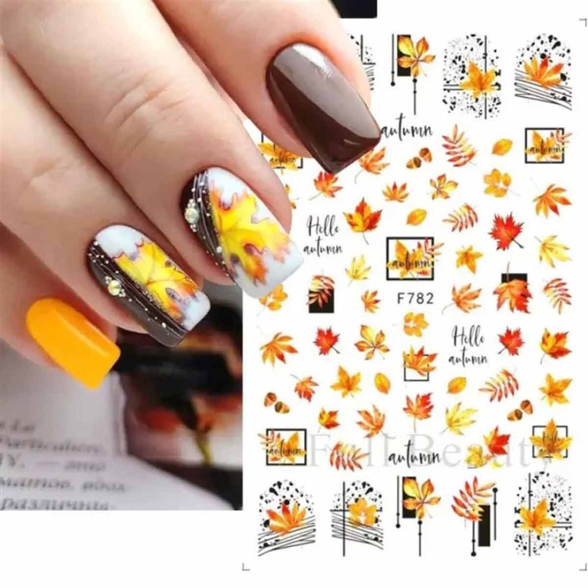 ADANİL SONBAHAR TEMALI STICKER F782