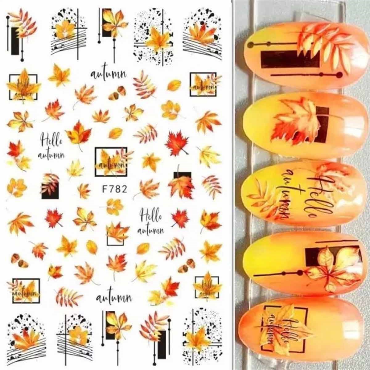 ADANİL SONBAHAR TEMALI STICKER F782