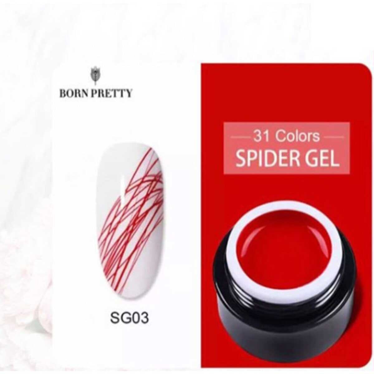 BORN PRETTY SPİDER GEL KIRMIZI - RED