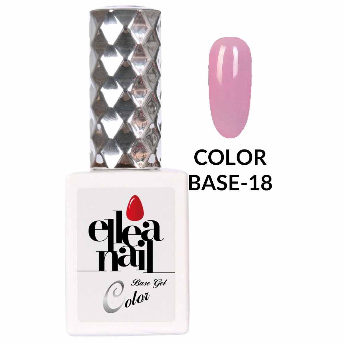 ELLEA NAİL SALON BOY 15 ML UV LED COLOR BASE COAT 18 - ELLEA-NAİL-COLOR-BASE-18