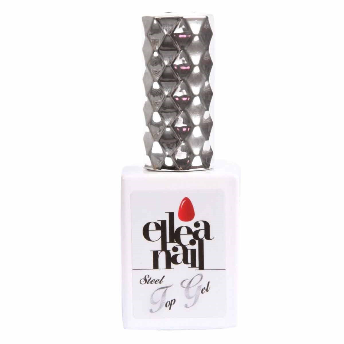 ELLEA NAİL SALON BOY 15 ML UV LED PROTEZ TIRNAK KALICI OJE TOP COAT STEEL PARLAK