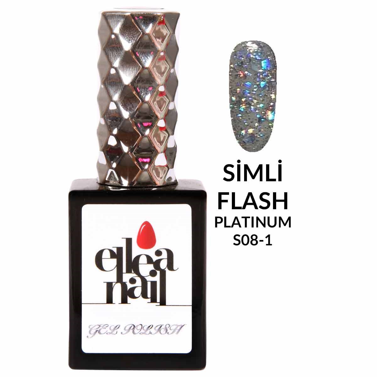 ELLEA NAİL SALON BOY 15 ML UV LED SİMLİ KALICI OJE PLATİNİUM FLASH SCALE 1 - ELLEA-NAİL-SİMLİ-KALICI OJE-PF1