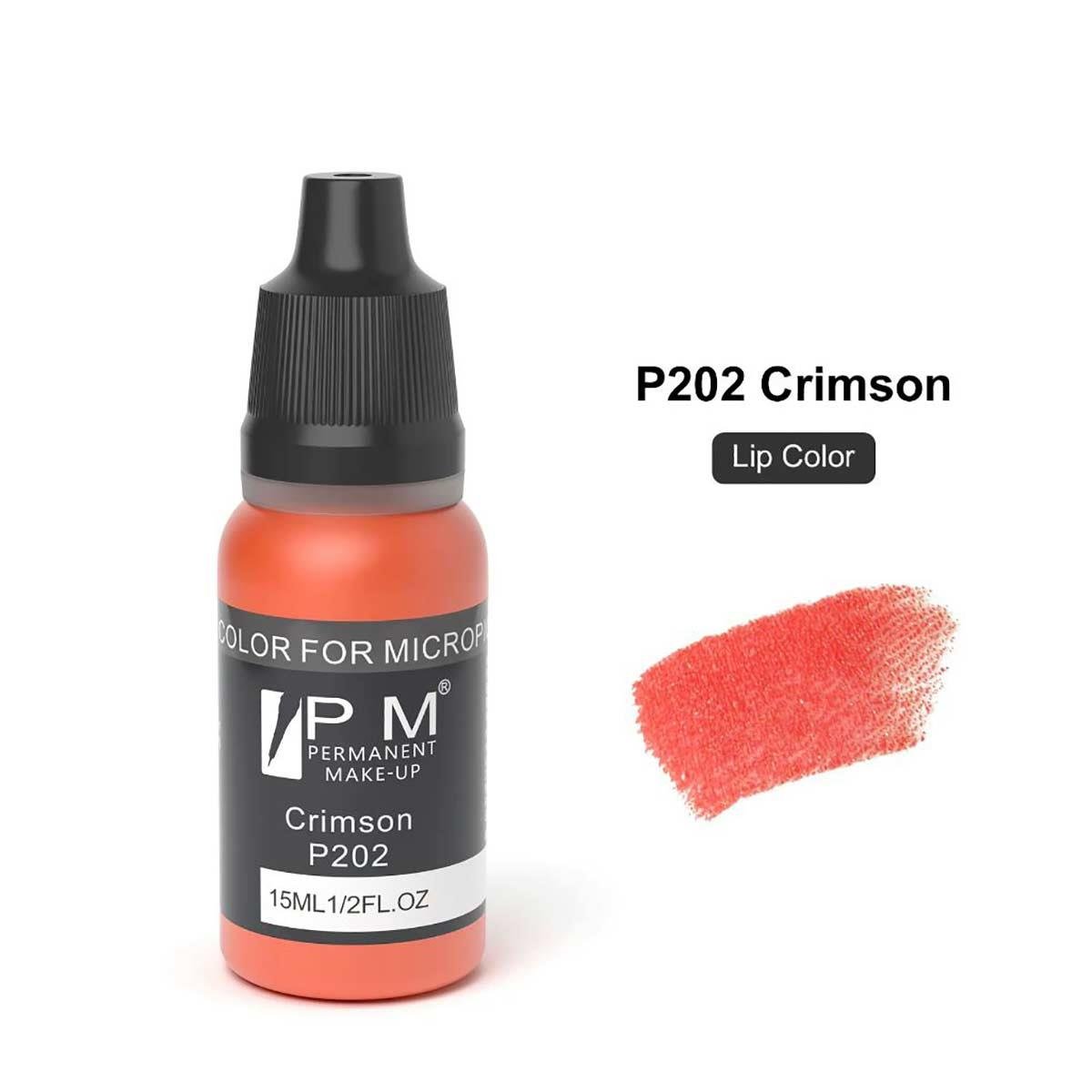 Permanent Makeup Kıpkırmızı Kalıcı Makyaj Pigmenti PM 202 Crimson Red