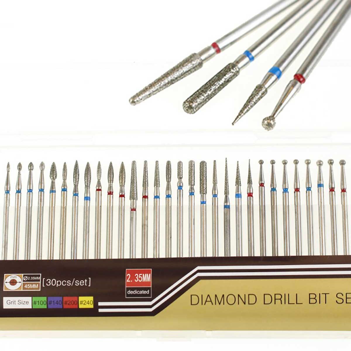 RUS ELMAS FREZE UÇ SETİ 30LU