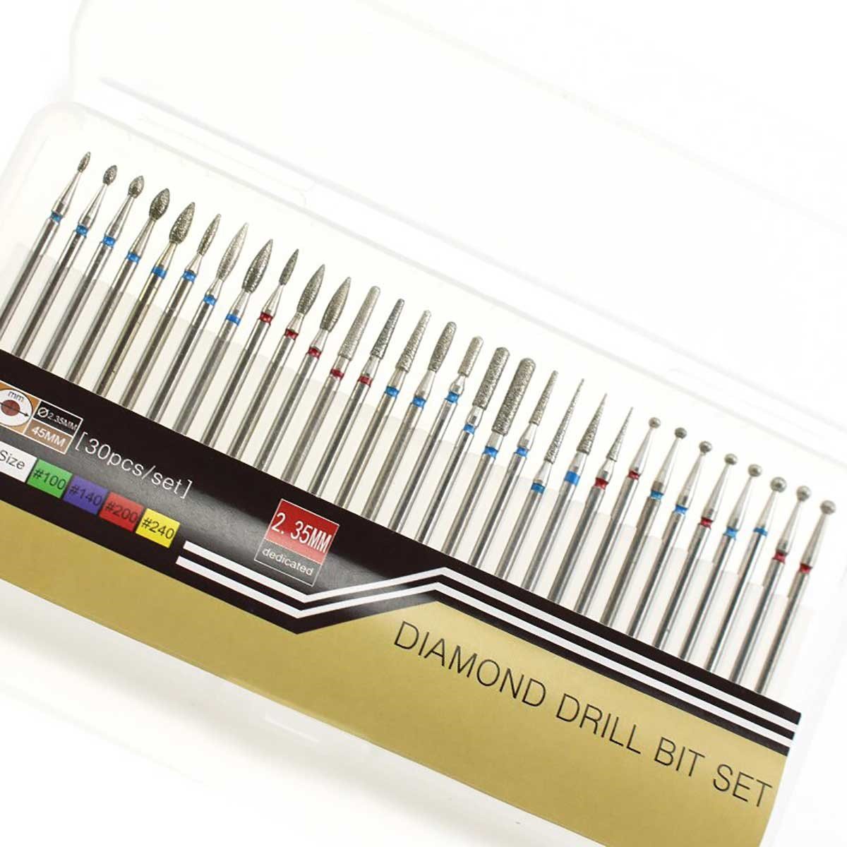 RUS ELMAS FREZE UÇ SETİ 30LU