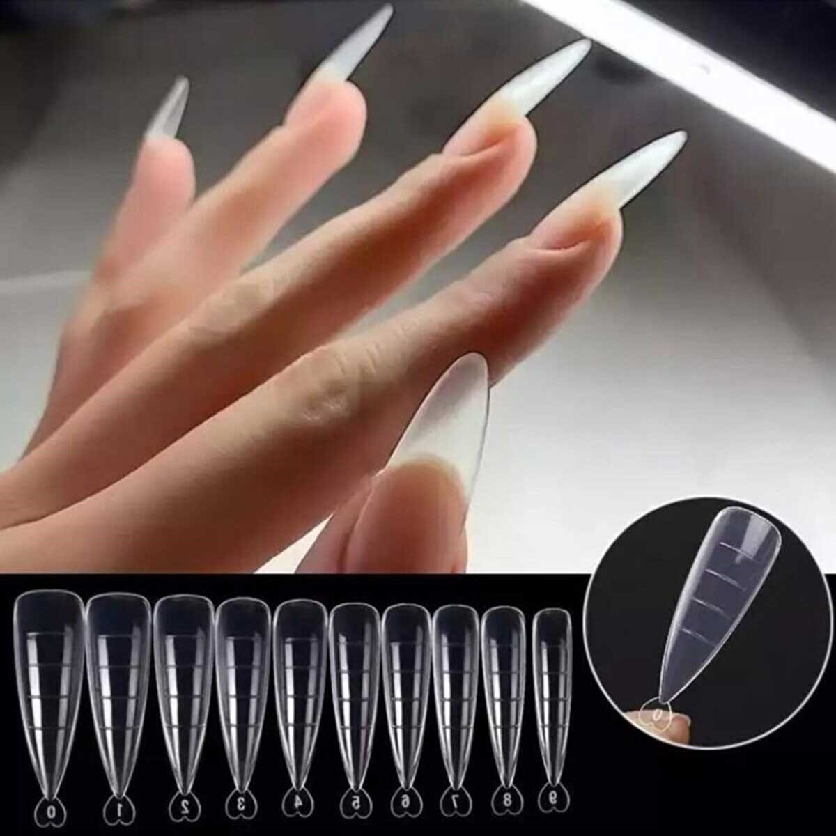 STILETTO POLY GEL TİPS 120 Lİ