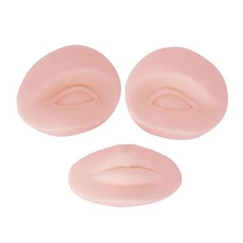 4D Kalıcı Makyaj Eğitim Mankeni Göz ve Dudak Yedekleri