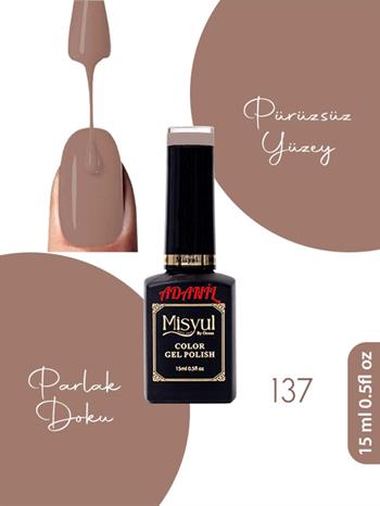 Adanil 15 ml Misyul Profesyonel Kalıcı Oje Mis-137