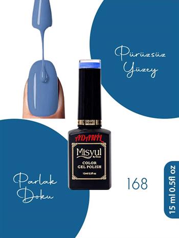 Adanil 15 ml Misyul Profesyonel Kalıcı Oje Mis-168