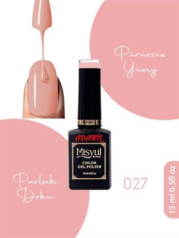 Adanil 15 ml Misyul Profesyonel Kalıcı Oje Mis-027