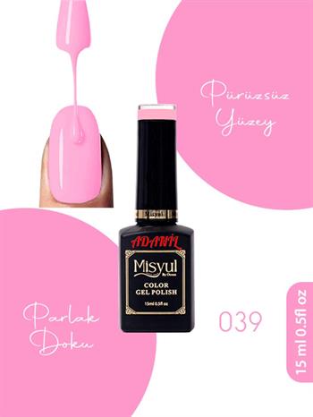 Adanil 15 ml Misyul Profesyonel Lila Kalıcı Oje Mis-039