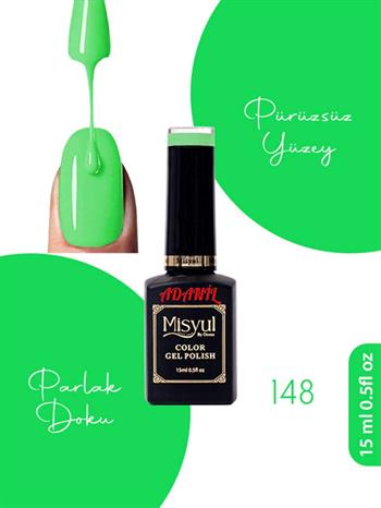 Adanil 15 ml Misyul Profesyonel Fıstık Yeşili Kalıcı Oje Mis-148