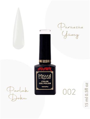 Adanil 15 ml Misyul Profesyonel Kireç Beyazı Kalıcı Oje Mis-002