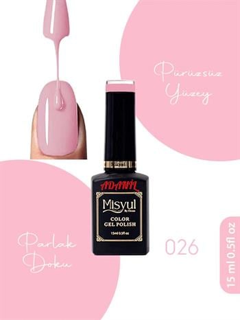 Adanil 15 ml Misyul Profesyonel Kalıcı Oje Mis-026