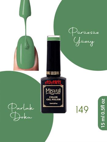 Adanil 15 ml Misyul Profesyonel Çim Yeşili Kalıcı Oje Mis-149
