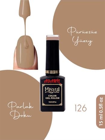 Adanil 15 ml Misyul Profesyonel Kalıcı Oje Mis-126
